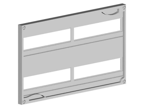 Siemens 8GK96012KK21 Virtakytkinpaketti Rivien lukumäärä 2 Muovi Vaaleanharmaa