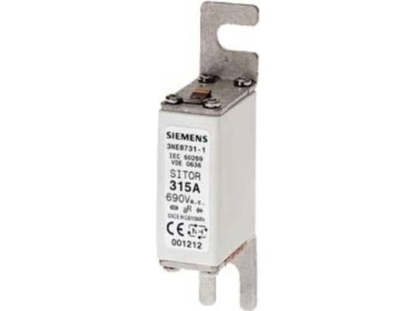 Siemens 3NE87311 Sikringsindsats Sikringsstørrelse = 0 315 A 690 V 10 stk