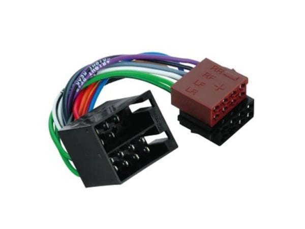 Hama Car Adapter ISO - ISO (Loudspeaker Connection), ISO-sovitin, Uros, Uros, Universaali, Monivärinen, 231 mm