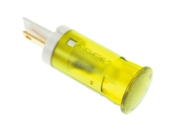 APEM QS121XXY12 LED-merkkivalo Keltainen 12 V/DC