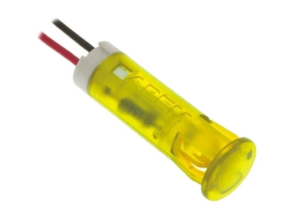 APEM QS83XXY12 LED-merkkivalo Keltainen 12 V/DC