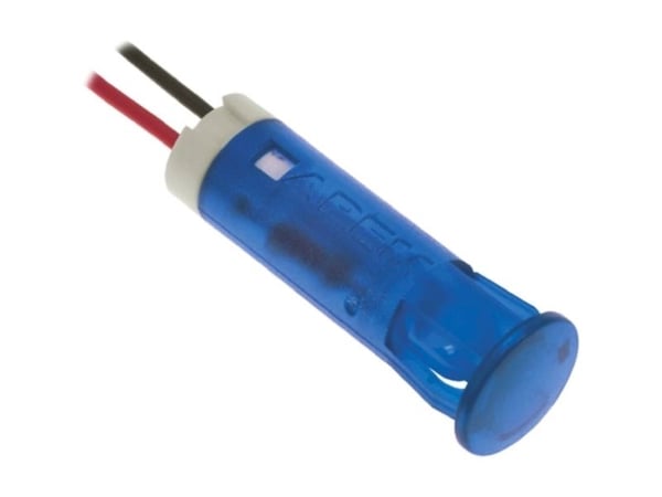 APEM QS83XXB12 LED-merkkivalo Blå 12 V/DC