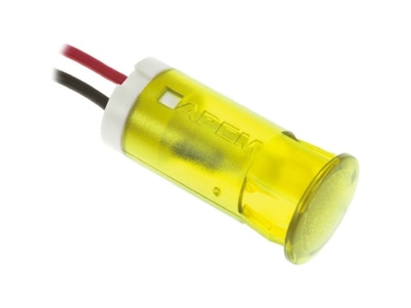 APEM QS123XXY24 LED-merkkivalo Keltainen 24 V/DC