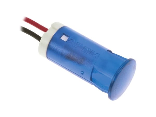 APEM QS123XXB24 LED-merkkivalo Blå 24 V/DC