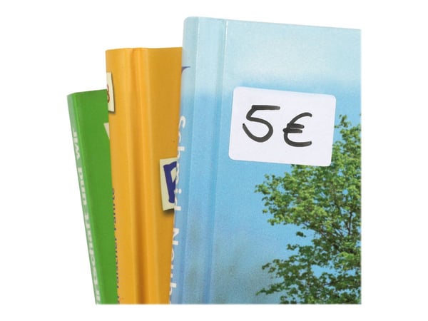 HERMA - Permanet adhesiv - hvit - 34 x 67 mm 192 etikett(er) (32 ark x 6) merkelapper