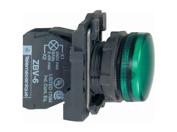 Schneider Electric XB5, Harmaa, XB5, IP66, IK05, Luokan II, 30 mm