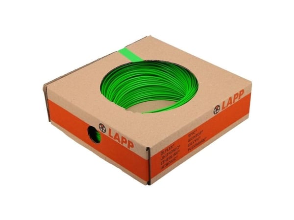 Lapp 4510122, Pienjännitekaapeli, vihreä, Polyvinyylikloridi (PVC), Cooper, 0,75 mm², 7,2 kg/km