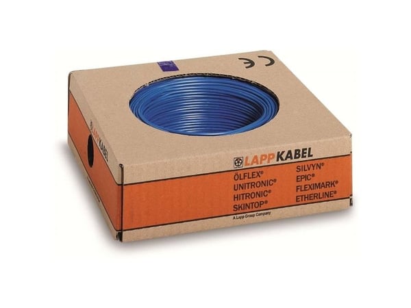 LAPP enkeltråd H05V-K 1 x 1 mm² gul 100 m 4510113