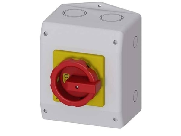 Siemens 3LD25652TC530AC4 lastfrånskiljarkontakt röd/gul 4-polig 35 mm² 63 A 690 V/AC