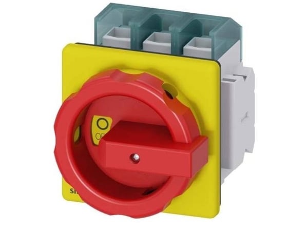 Lastbrytarkontakt röd/gul 3-pol 50 mm² 100 A 1x slutkontakt, 1x brytkontakt 690 V/AC Siemens 3LD27041TP53