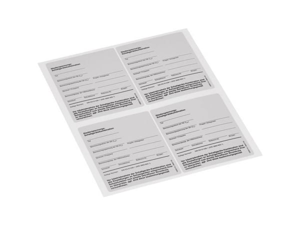 Hager-luokituskilven kytkin- ja ohjauslaitekokoonpano EN 61439 95 x115 mm FZ10TS1D (FZ10TS1D)