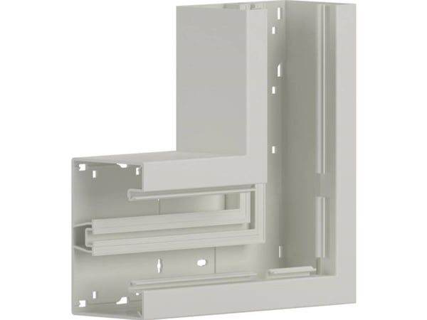 Hager BR8513059016 Litteä kulmajalusta (L x S x K) 250 x 130 x 85 mm Liikenne valkoinen 1 kpl