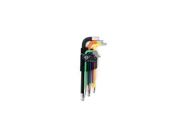 C.K. unbrakonøkkelsett (metrisk): 1,5 mm–10 mm (T4449)