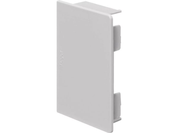 Hager LF6009067035 Päätykappale (S x K) 90 mm x 60 mm Vaaleanharmaa 1 kpl
