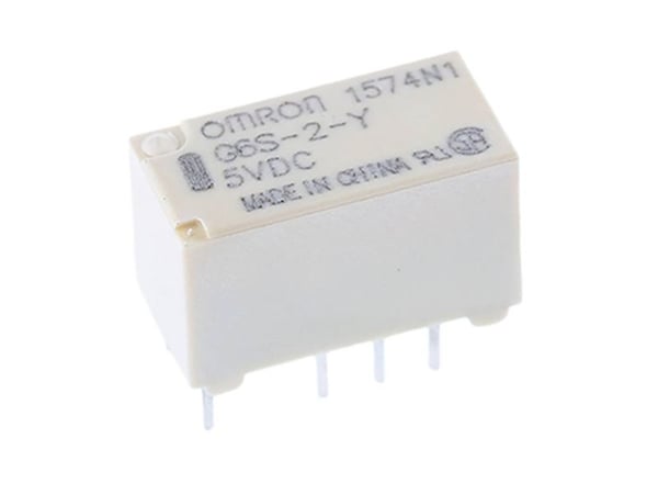 Omron G6S-2-Y-DC5 Tulostusrele 5 V/DC 2 A 1 x vaihtokosketin 1 kpl Pussi