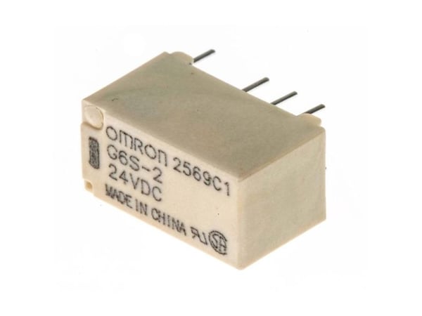 Omron G6S-2-DC24 Tulostusrele 24 V/DC 2 A 1 x vaihtokosketin 1 kpl Pussi