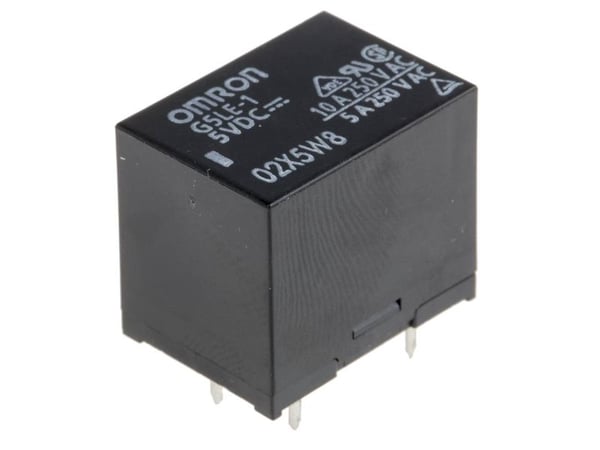Omron G5LE-1-DC5 kraftrelé 5 V/DC 10 A 1 skiftekontakt, 1 stk bag