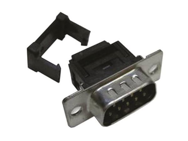 Harting 09 66 128 7700, D-Sub 9-pin M, Grå, Metallisk, Hankjønn, Fiberglass, Stål, Termoplastisk polyester (PBT), 1000 V, 2 A