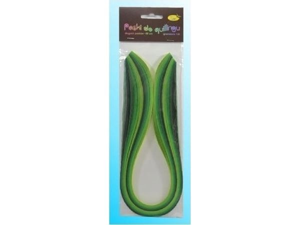 CreativeHobby quillingstrimler 3 mm 100 stk – grønne
