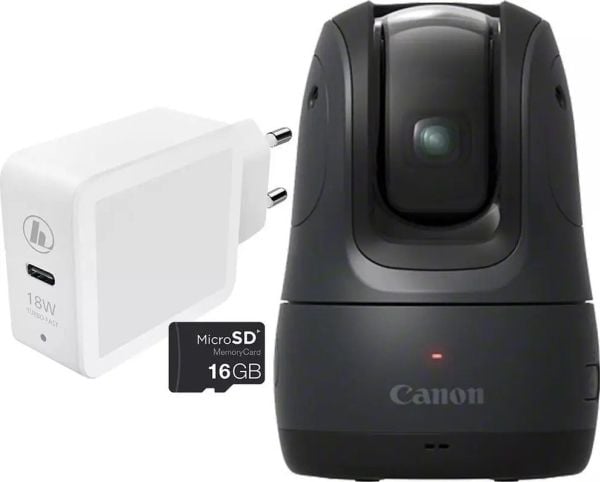 Canon PowerShot PX - Essential Kit - smartkamera - 11.7 MP - 1080 p / 60 fps - 0.3optisk x-zoom - Wi-Fi, Bluetooth - svart