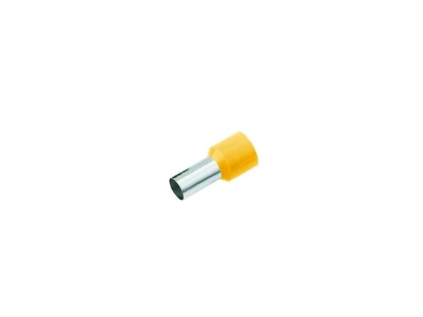 Cimco 182352, Päätyholkki, Peltipurkki, Suora, Metallinen, Keltainen, Kupari, 6 mm²