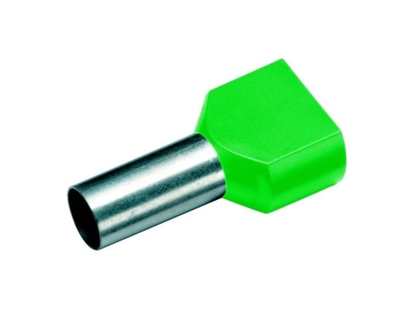 Cimco 182420, Päätyholkki, Peltipurkki, Suora, Vihreä, Metallinen, Kupari, 6 mm²