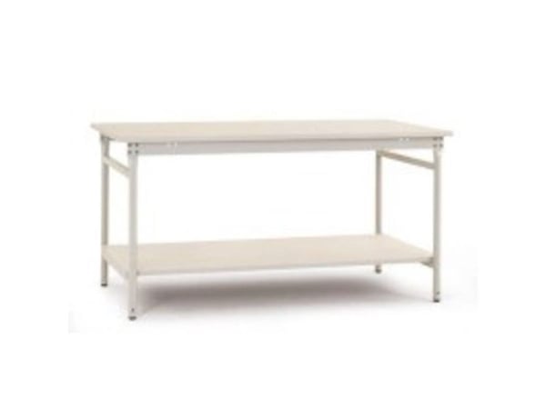 Manuflex BB5201.7035 arbeidsbord gråhvit (RAL 7035)