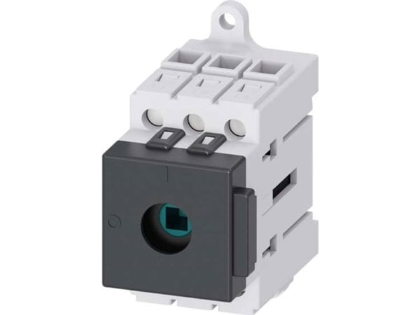 Siemensin 3-napainen kuormakytkin 16 mm² 63 A 690 V/AC 3LD34100TK05, 3P, IP20, 60 mm, 68 mm, 79 mm, 110 mm