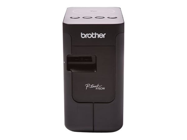 Brother P-Touch PT-P750W - Etikettskriver - termotransfer - Rull (2,4 cm) - USB, Wi-Fi(n), NFC - kutter