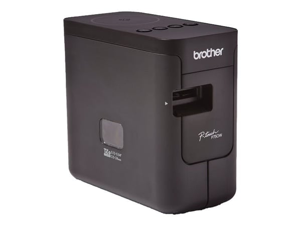 Brother P-Touch PT-P750W - Etikettskriver - termotransfer - Rull (2,4 cm) - USB, Wi-Fi(n), NFC - kutter