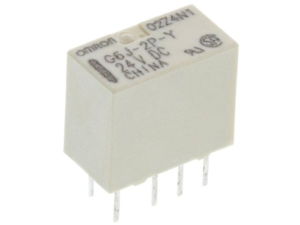 Omron G6J-2P-Y-DC24 Tulostusrele 24 V/DC 1 A 2 x vaihtokytkin 1 kpl Pussi