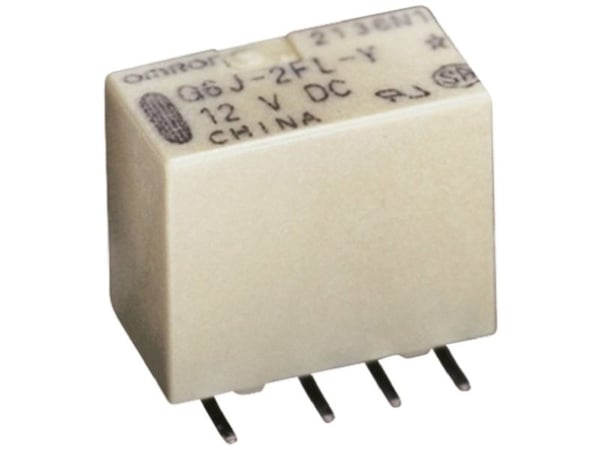 Omron G6JU-2FS-Y-DC5 SMD-relé 5 V/DC 1 A, 2 x bryter (1 stk.)