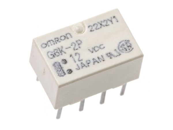 Omron G6K-2P-DC12 relä 12 V/DC 1 A, 2 x växlare