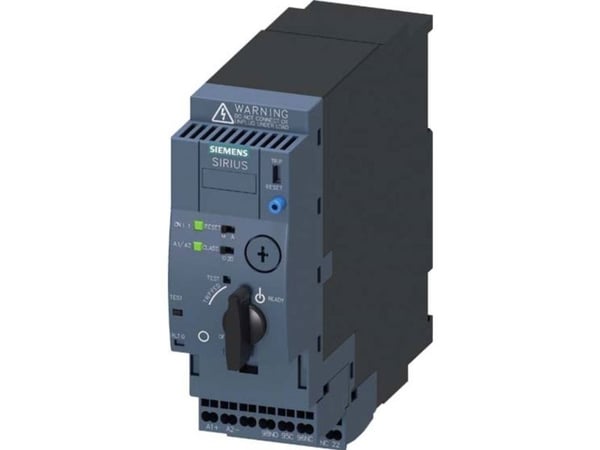 Siemens 3RA6120-2DB33 3RA61202DB33 Suorakäynnistysmoottori, teho 400 V:ssa 5,5 kW, 690 V, nimivirta 12 A, 191 mm, 181,5 mm, 228,5 mm, 59,5 mm, 1,4 ...