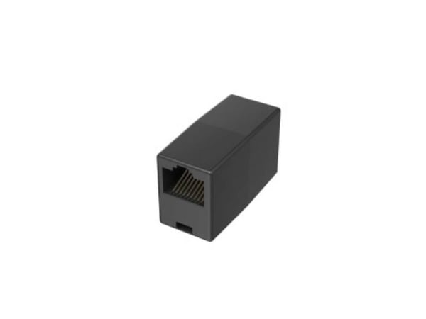 Hama 00201129, Kaapelinyhdistin, Musta, Naaras/naaras, RJ45 (8p8c)