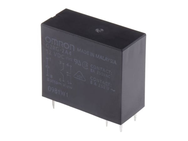 Omron G2RG-2A4-DC12 Powerrelæ 12 V/DC 8 A 2 x sluttekontakt 1 stk laukku
