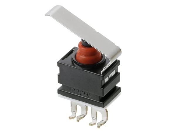 Omron D2GW-A1L2F Mikrokytkin 13,5 V/DC 0,01 A 1 x On/(Off) 1 kpl Pussi
