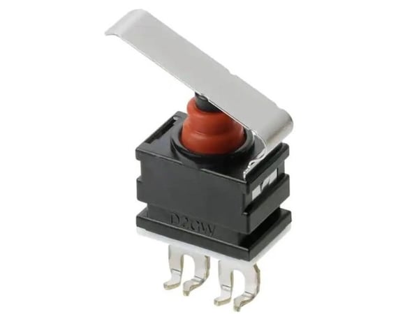 Omron D2GW-A13H Mikrokytkin 13,5 V/DC 0,01 A 1 x Pois päältä/(Päälle) 1 kpl Pussi