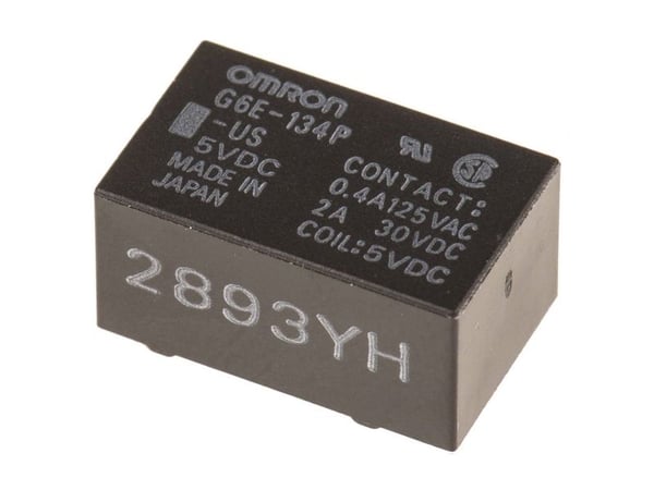 Omron G6E-134P-US-DC5 Tulostusrele 5 V/DC 1 x vaihtokosketin 1 kpl Pussi