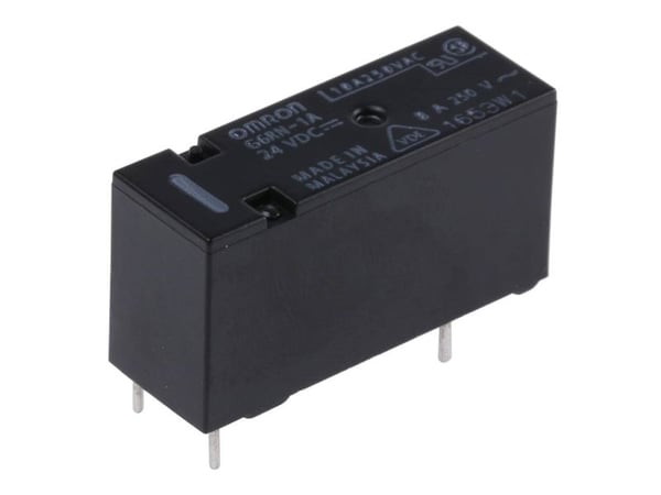 Omron G6RN-1A-DC24 Tehorele 24 V/DC 5 A 1 x päätepysäytys 1 kpl Laukku Pussi