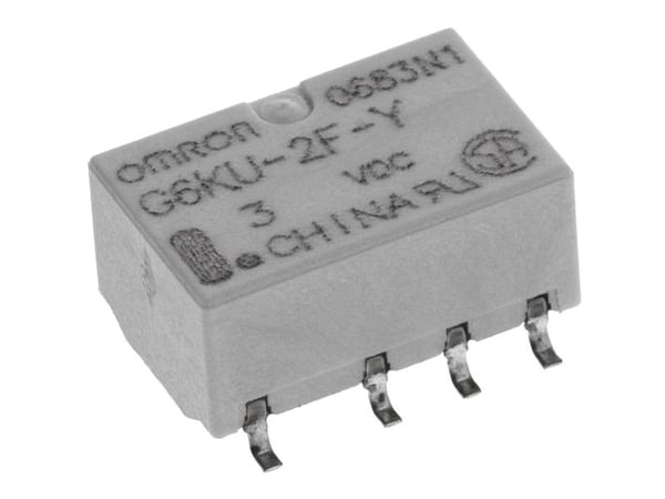 Omron G6KU-2F-Y-DC3 SMD-rele 3 V/DC 1 A 2 x kytkin 1 kpl Pussi