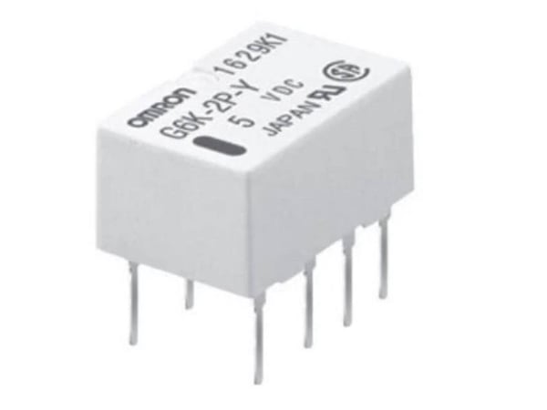 Omron G6K-2P-Y-DC5 Tulostusrele 5 V/DC 1 A 2 x kytkin 1 kpl Pussi