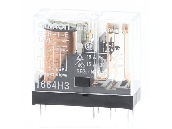 Omron G2R-1-E-DC12 Tehorele 12 V/DC 16 A 1 x vaihtokosketin 1 kpl Laukku
