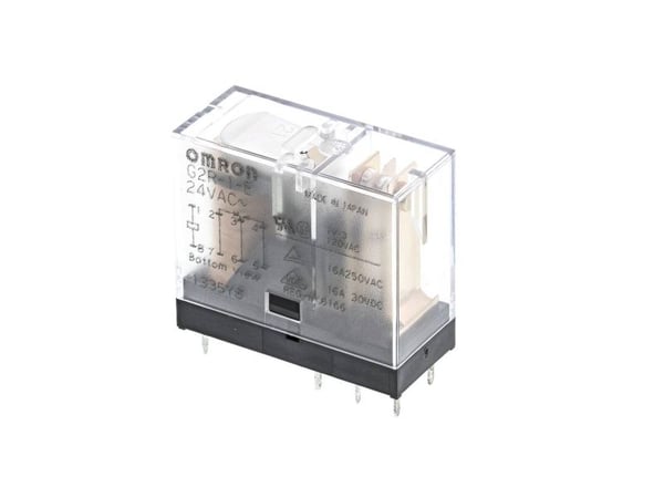 Omron G2R-1-E-AC24 Powerrelæ 24 V/AC 16 A 1 x skiftekontakt 1 stk Pussi