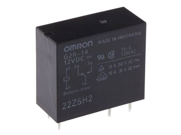 Omron G2R-14-DC12 effektrelä 12 V/DC 10 A 1 växlande kontakt (1 st)