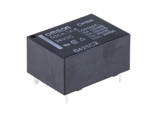 Omron G5CA-1A-E-DC24 Virtarele 24 V/DC 15 A 1 x päätepysäytys 1 kpl Laukku Pussi