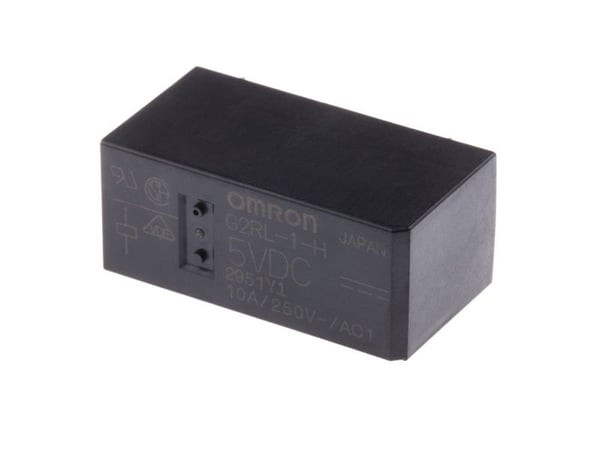 Omron G2RL-1-H-DC5 effektrelé 5 V/DC 10 A 1 vekselkontakt