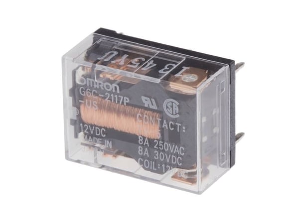 Omron G6C-2117P-US-DC12 Powerrelæ 12 V/DC 8 A 1 x sluttekontakt, 1 x brydekontakt 1 stk Laukullinen laukku
