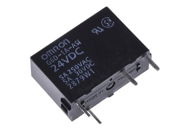 Omron G6D-1A-ASI-DC24 Tehorele 24 V/DC 5 A 1 x sulkukosketin 1 kpl Pussi