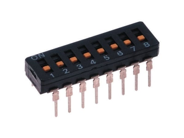 Omron A6T-6101 DIP-bryter 6 pol THT 1 stk